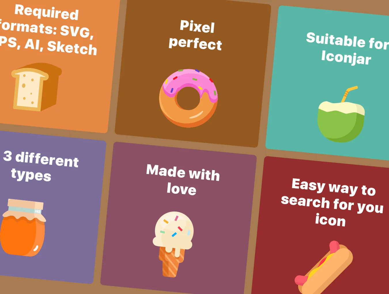 174 Food & Drink Icons 4