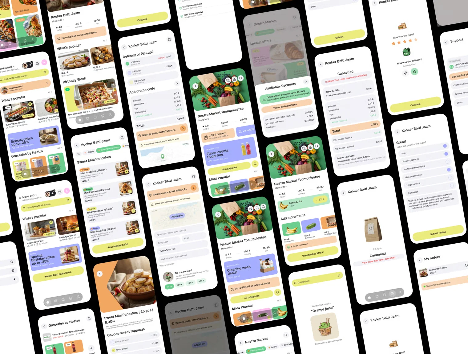 Food & Grocery Delivery App Ui Kit 4