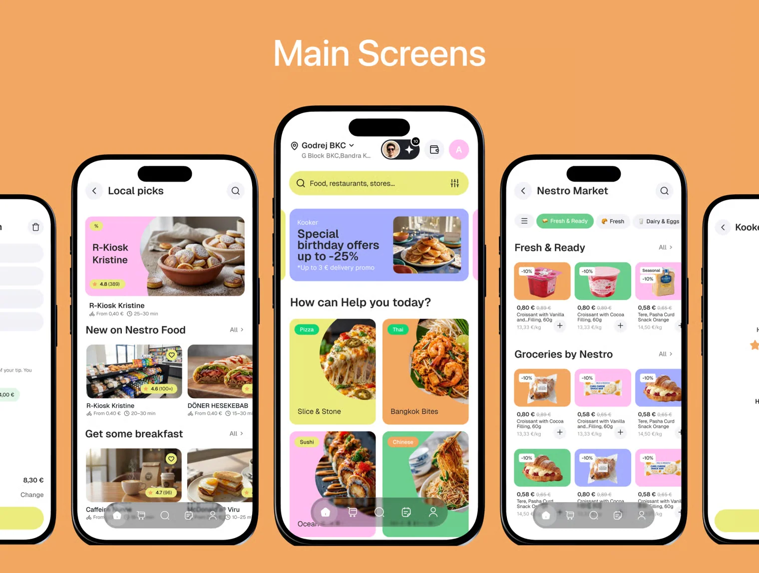 Food & Grocery Delivery App Ui Kit 6