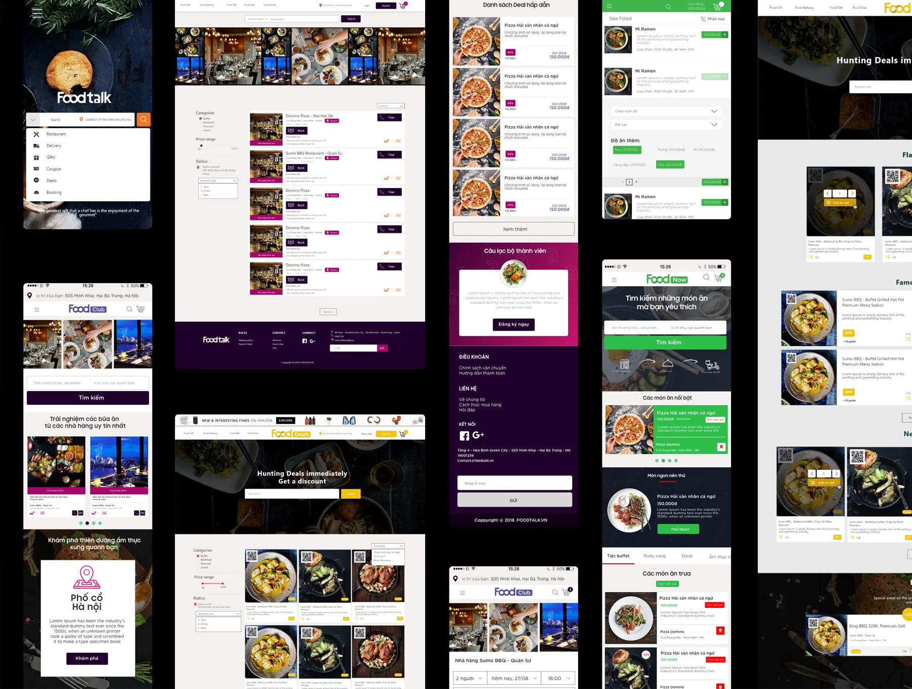 Food Home UI Kit 5