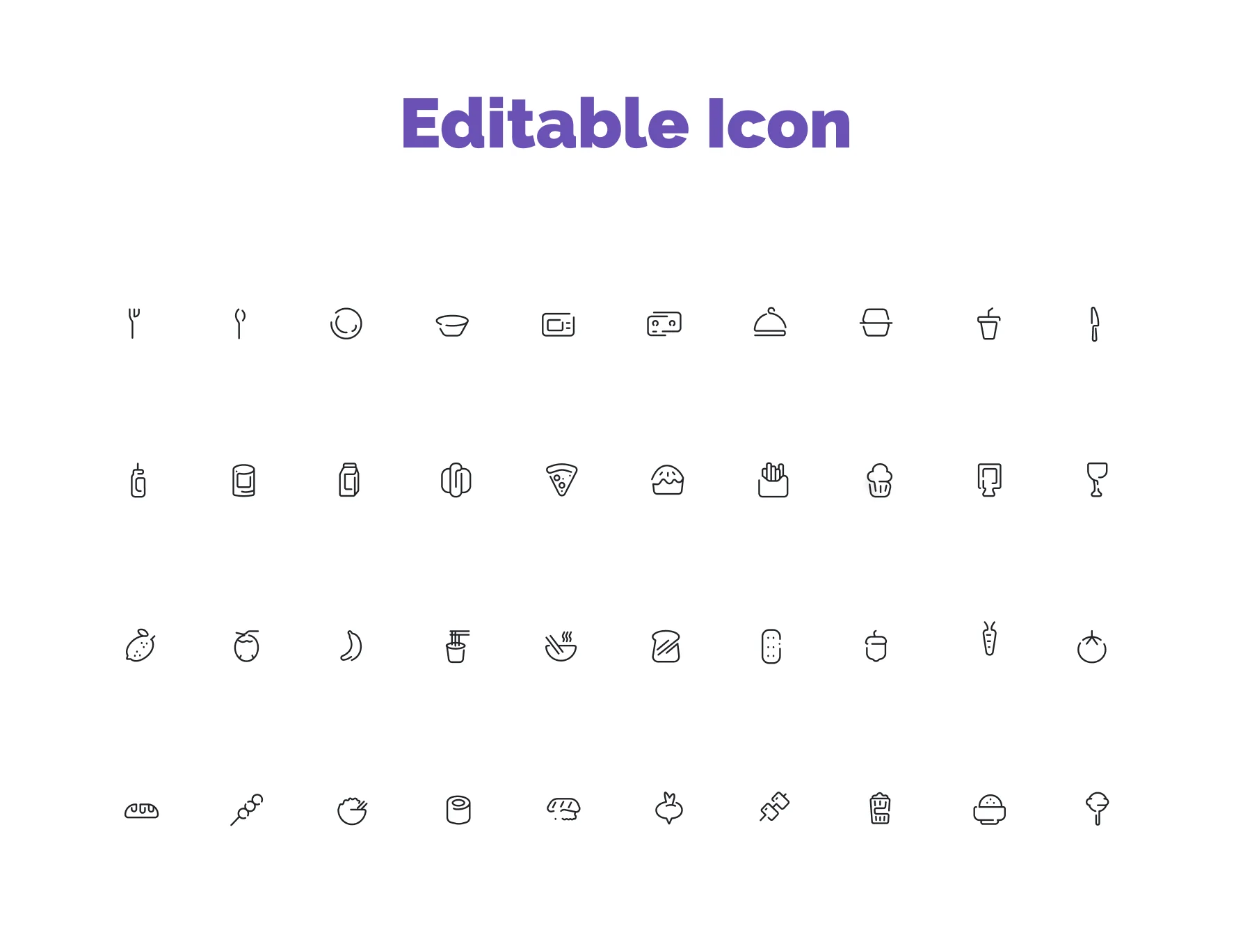Food Icon Set 4