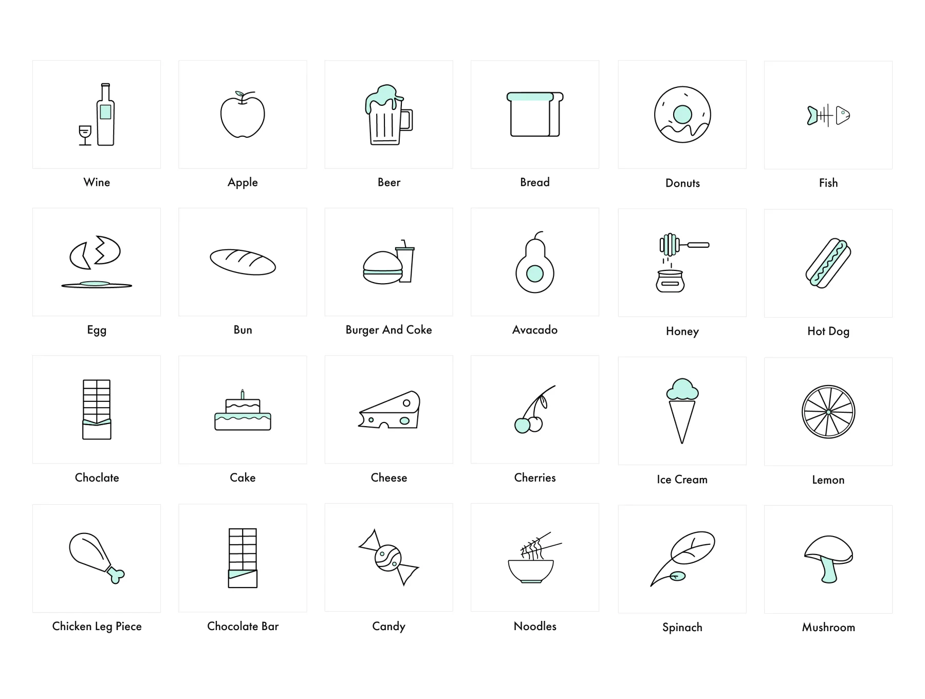 Food Icons 3