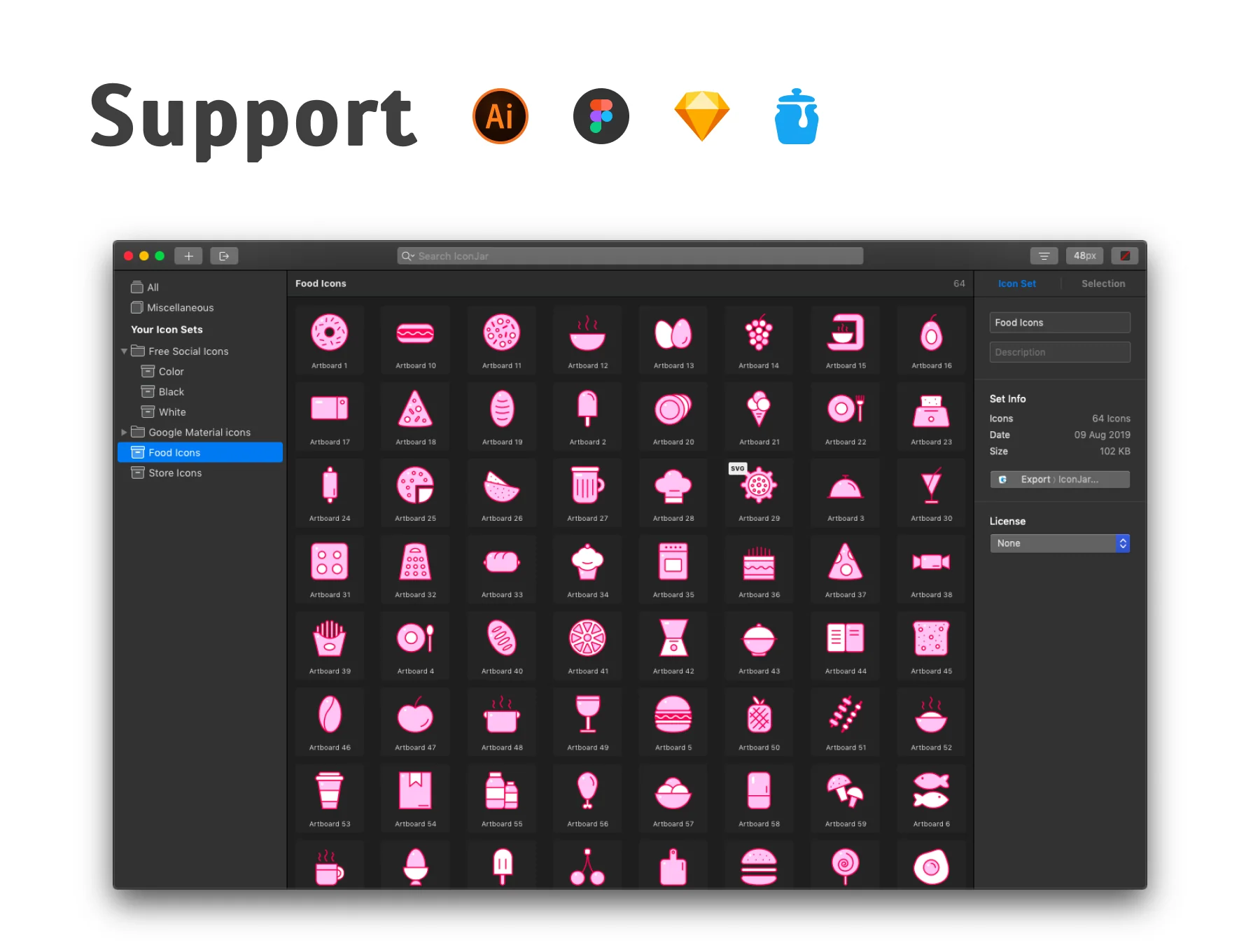 Food Icons Set 4