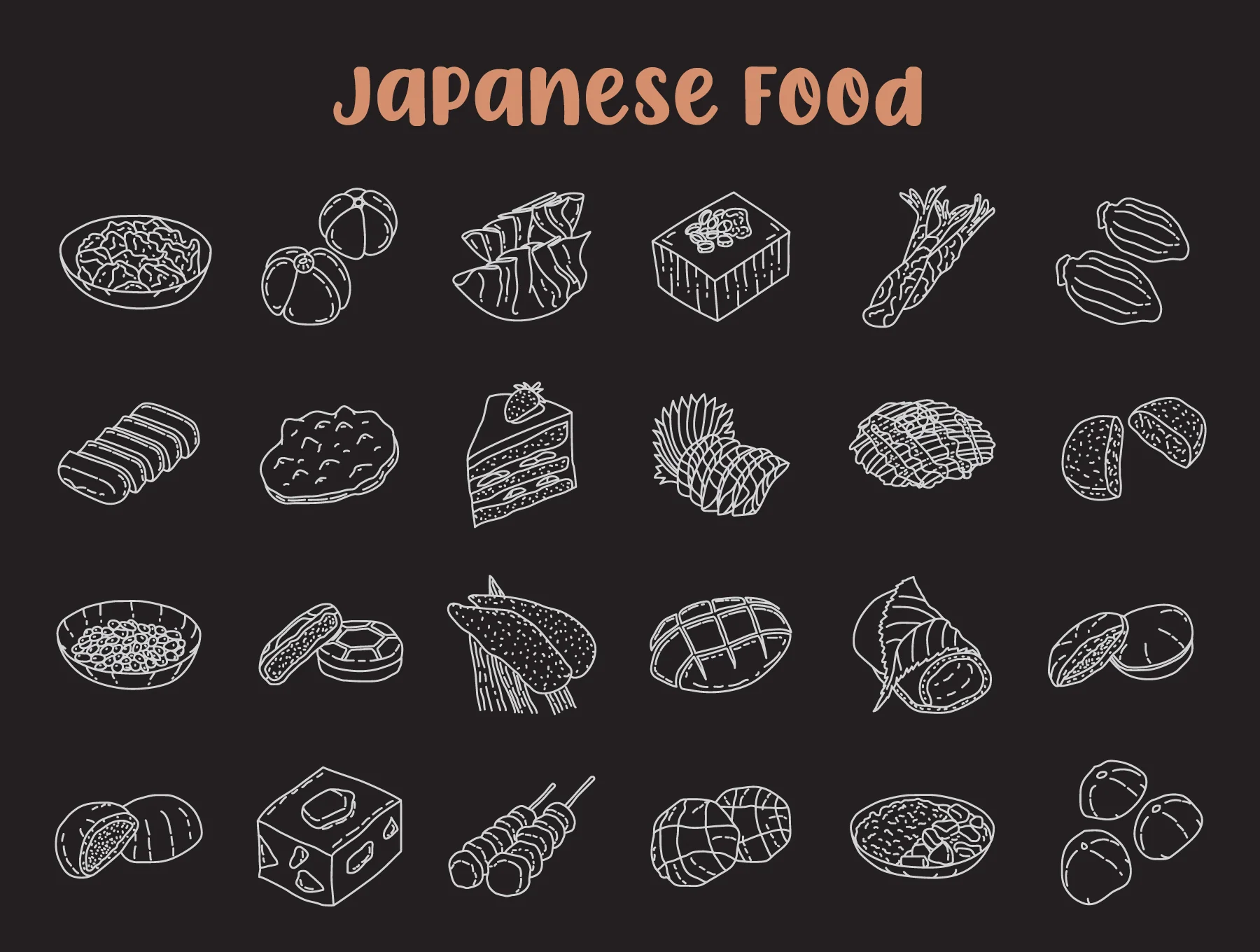 Food Illustration - Hand Drawn Icons 2