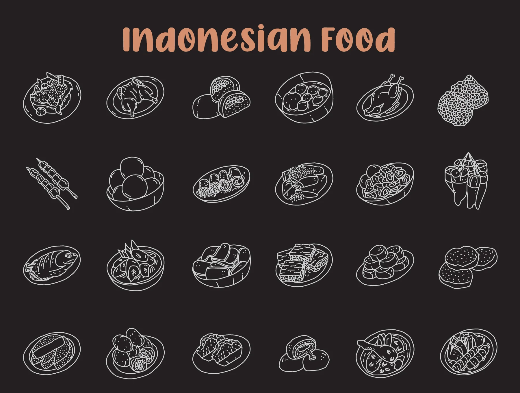 Food Illustration - Hand Drawn Icons 4