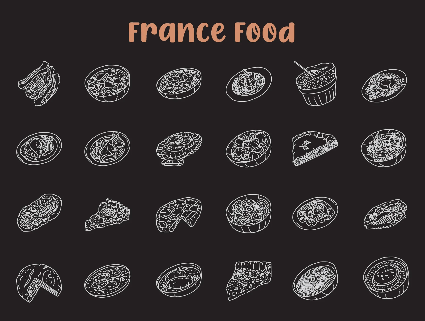Food Illustration - Hand Drawn Icons 6