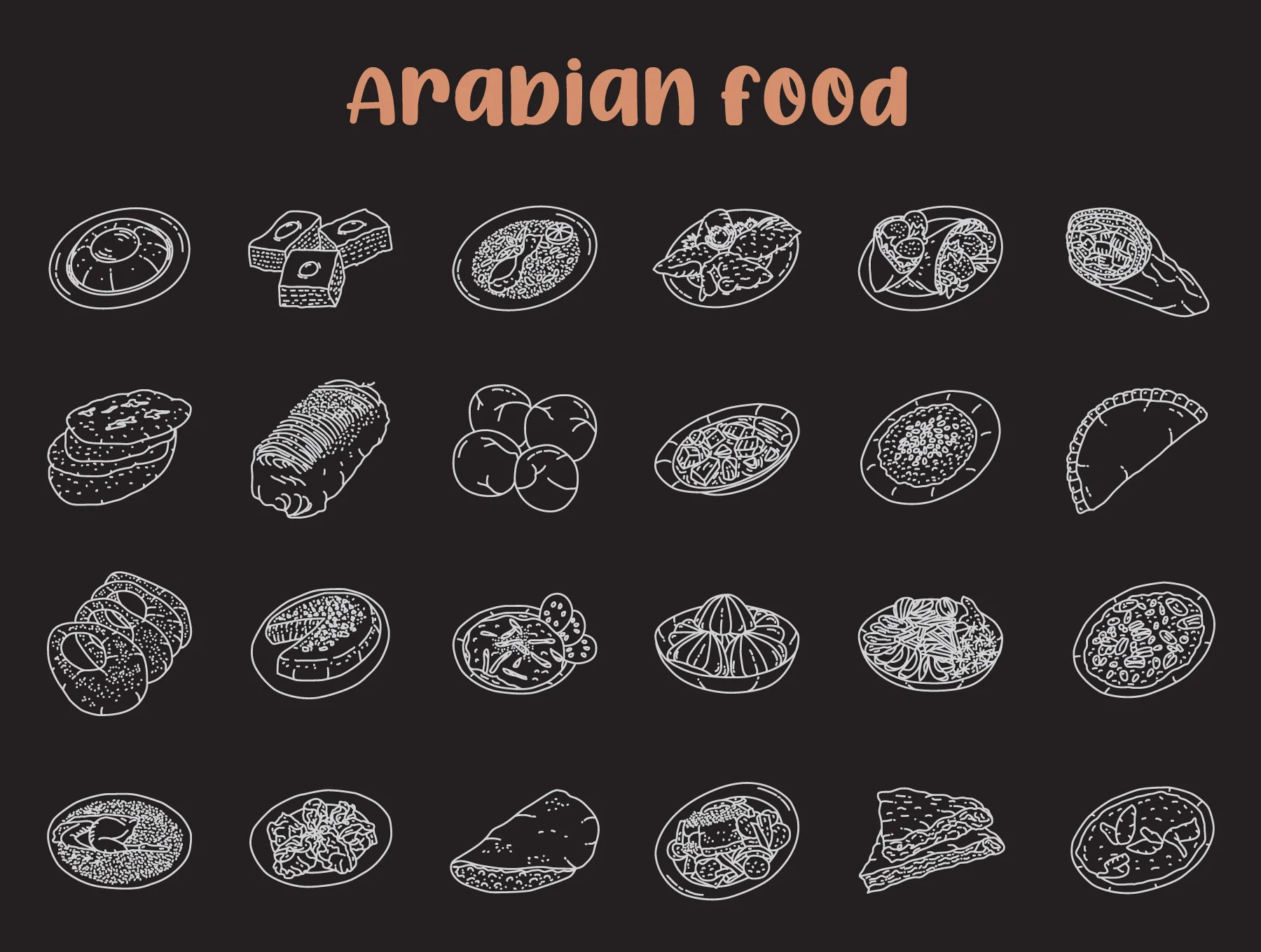 Food Illustration - Hand Drawn Icons 7