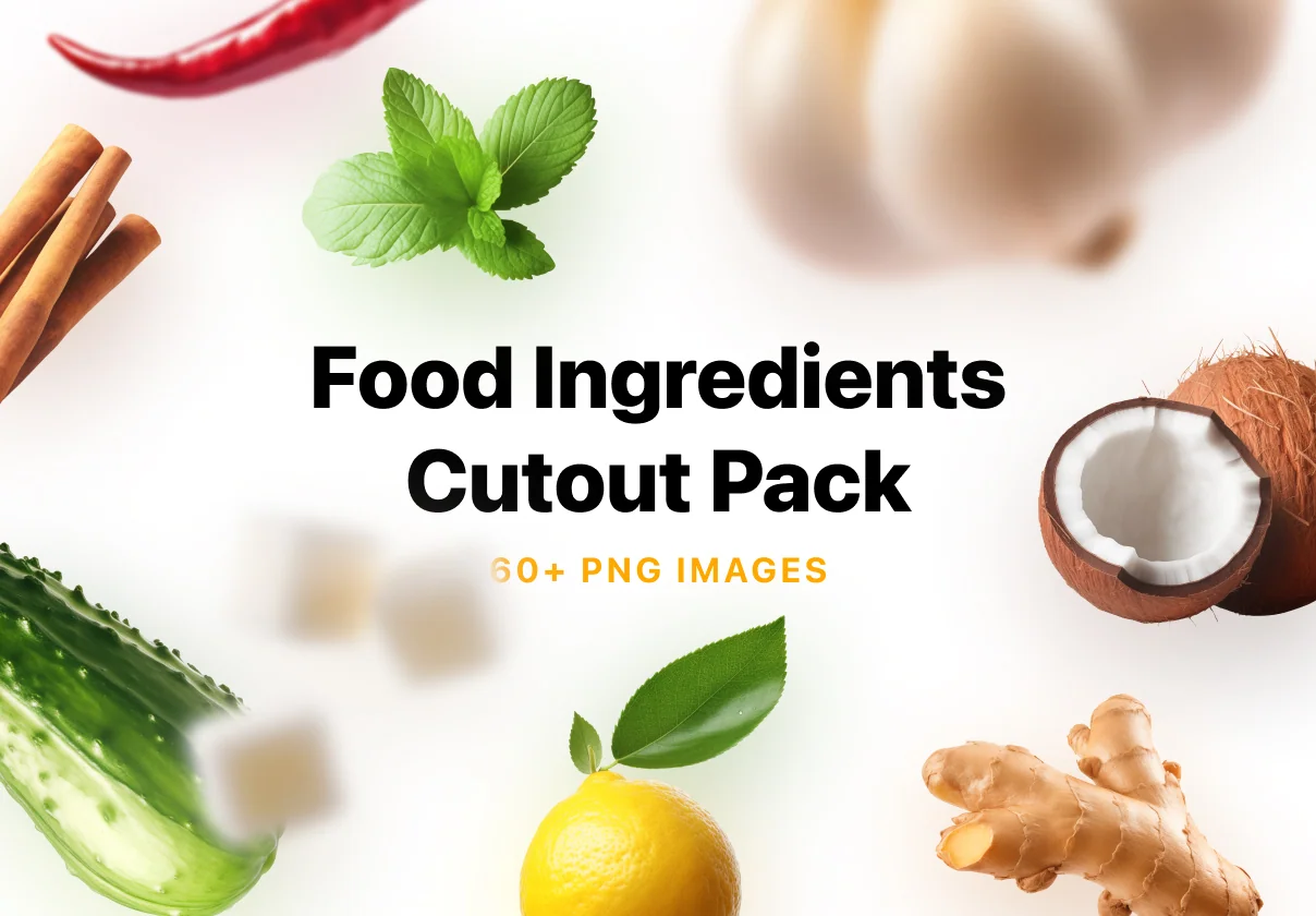 Food Ingredients Cutout Pack
