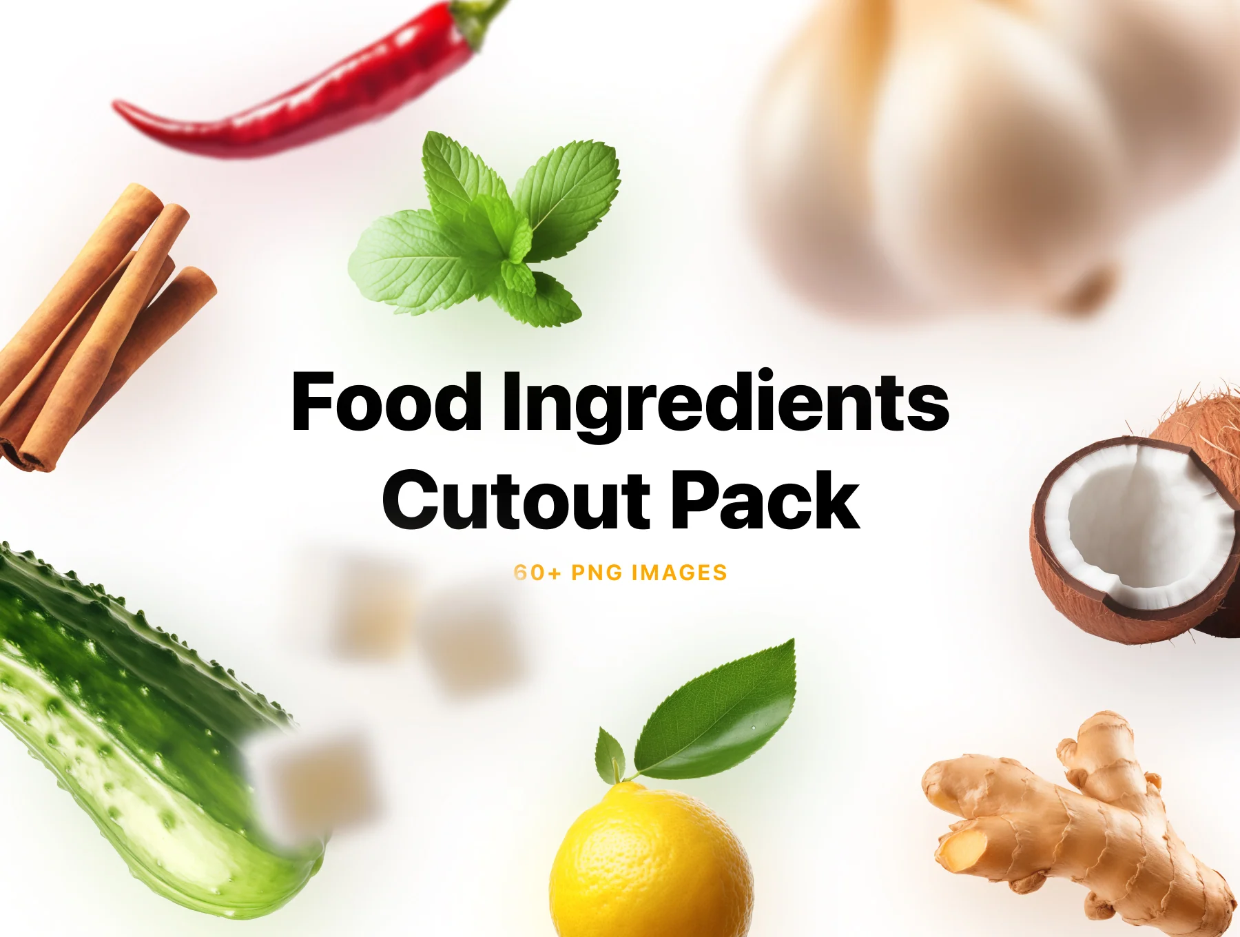 Food Ingredients Cutout Pack
