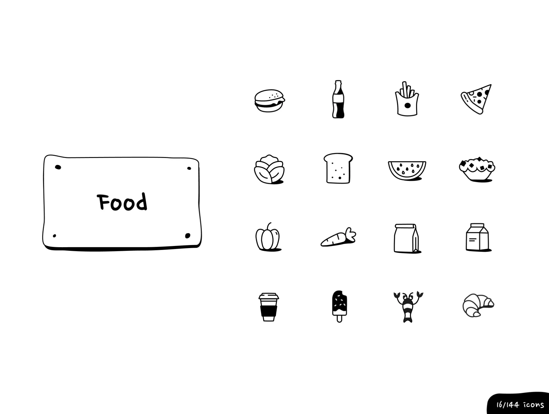 Food - Inking Icon Set 2