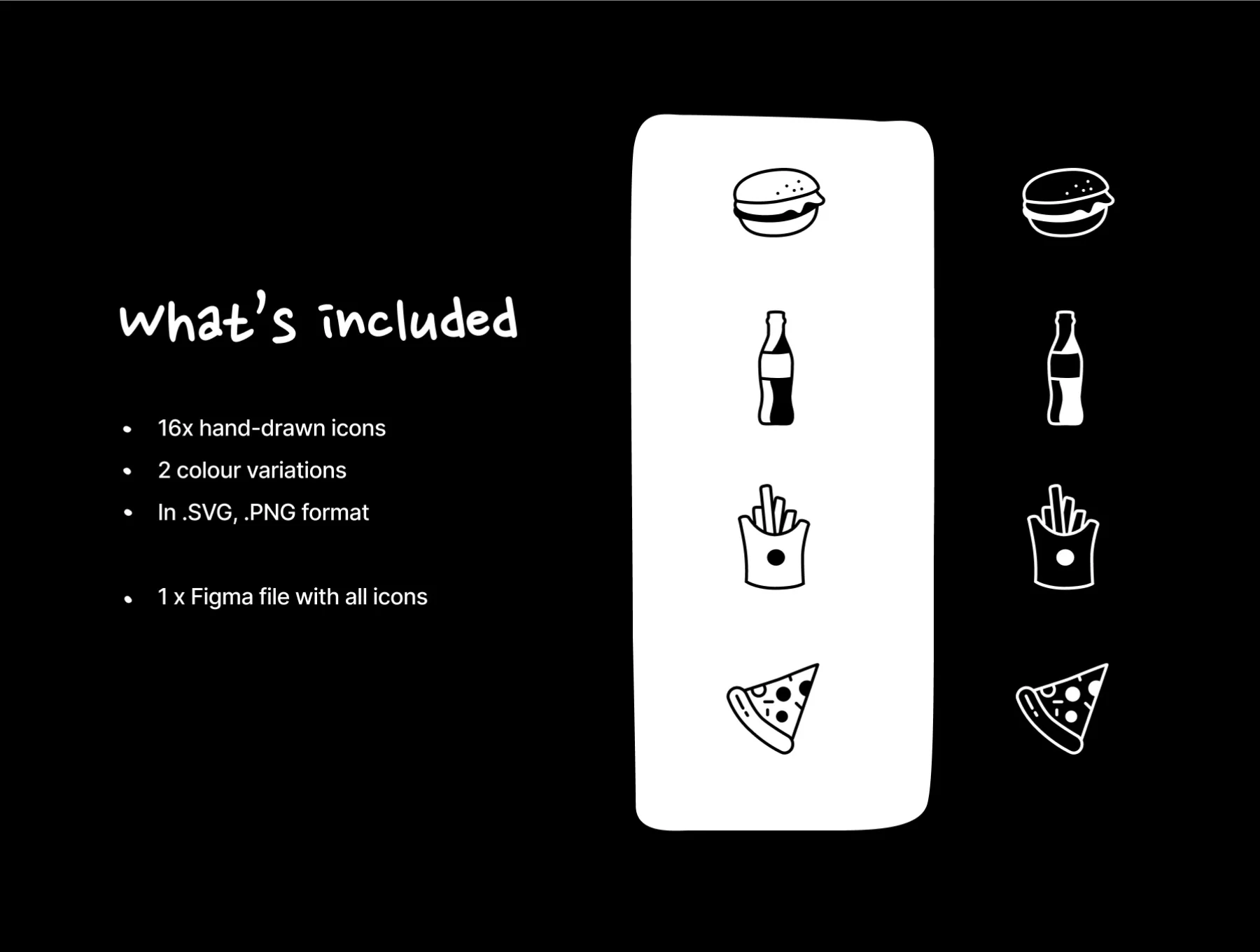 Food - Inking Icon Set 3