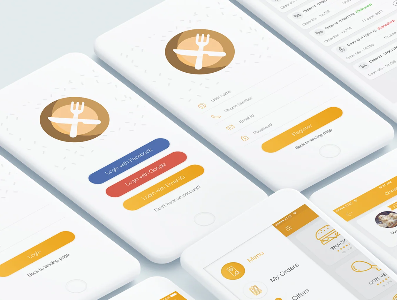 Food Mad App UI Kit 5