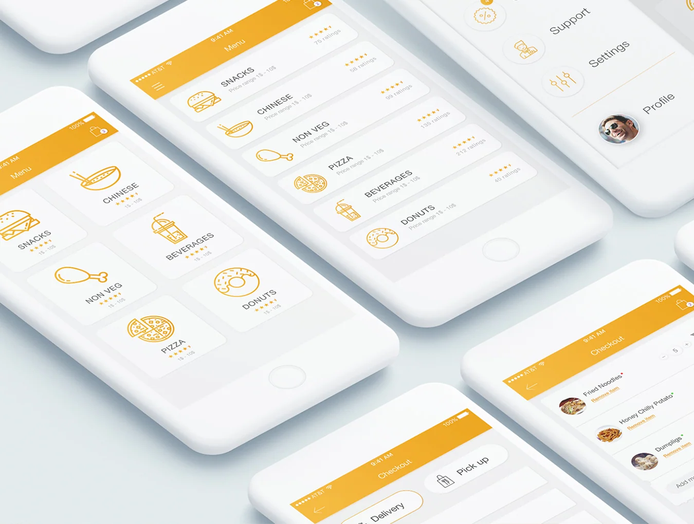 Food Mad App UI Kit 7