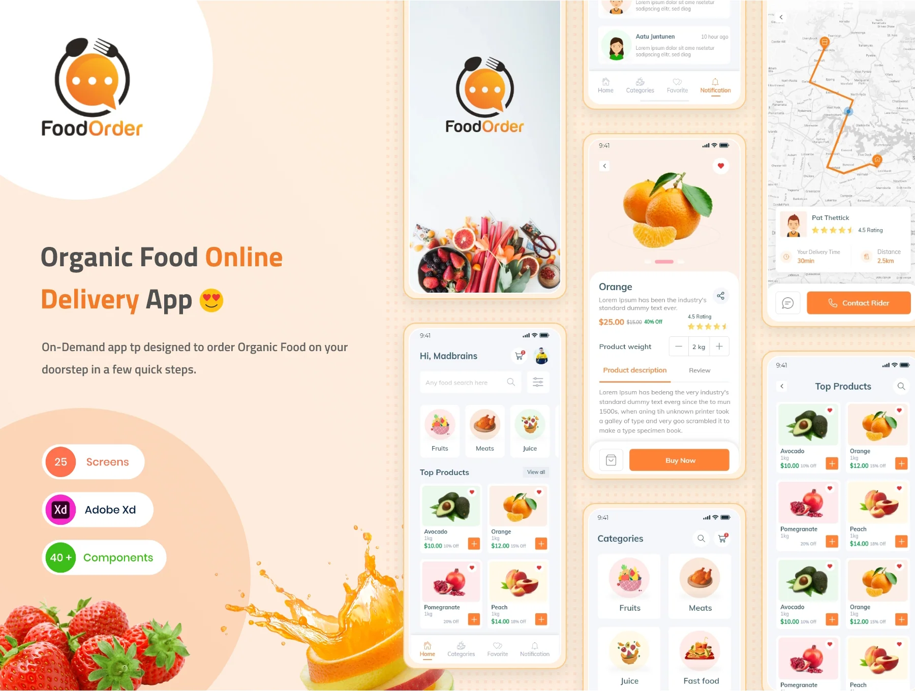 Food Order - Grocery Application UI kit