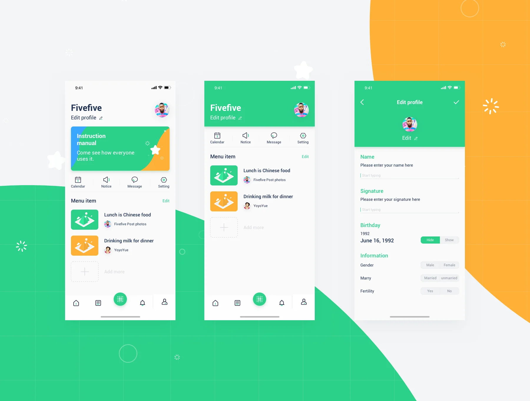 FoodPlan UI Kit 8