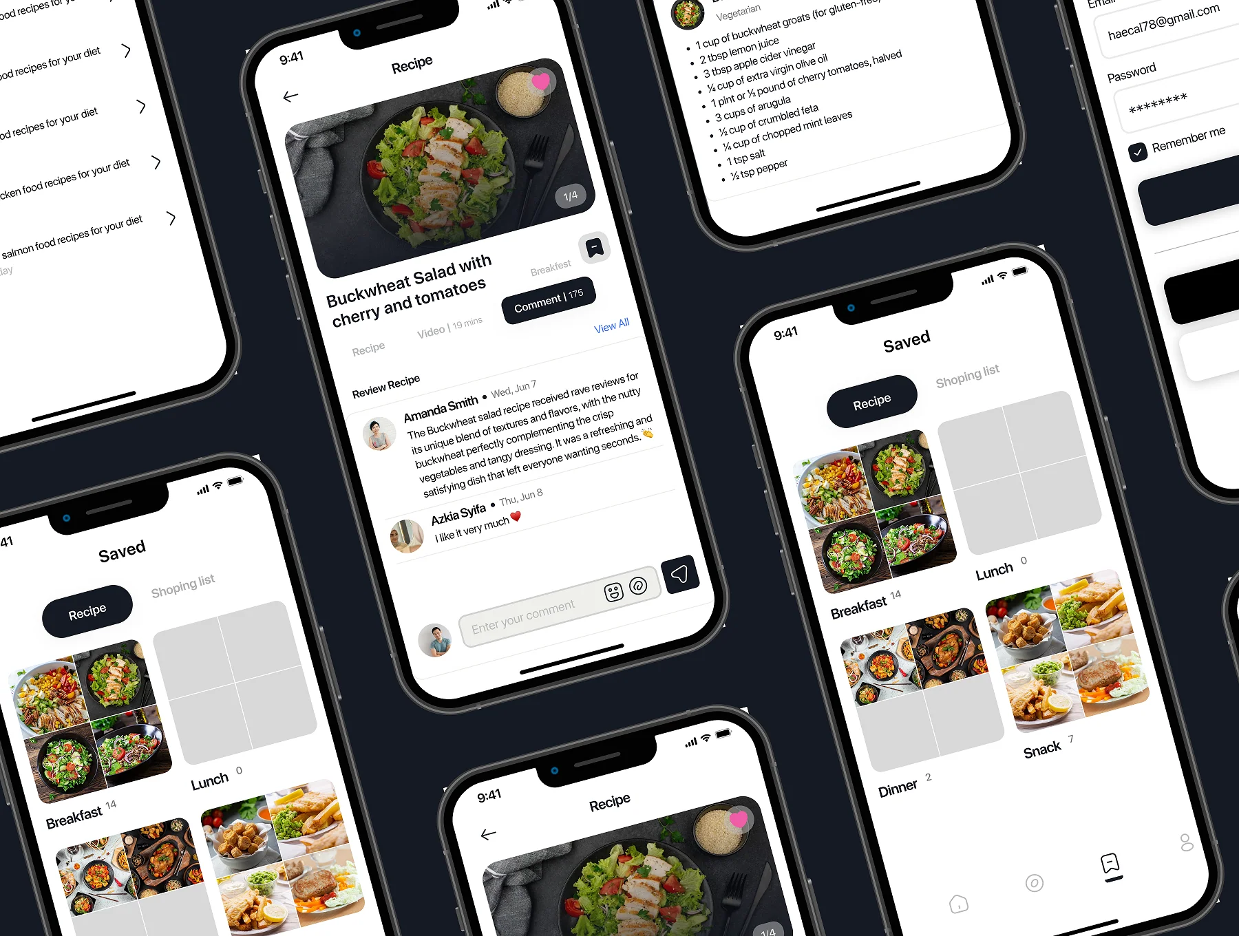 Food Recipe - CookNice Mobile App iOS UI Kit 4