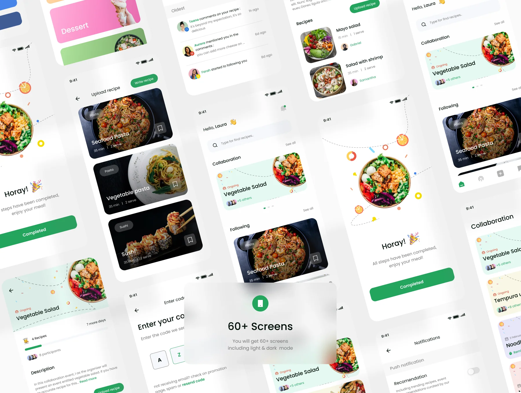 Food Recipe UI KIT 2