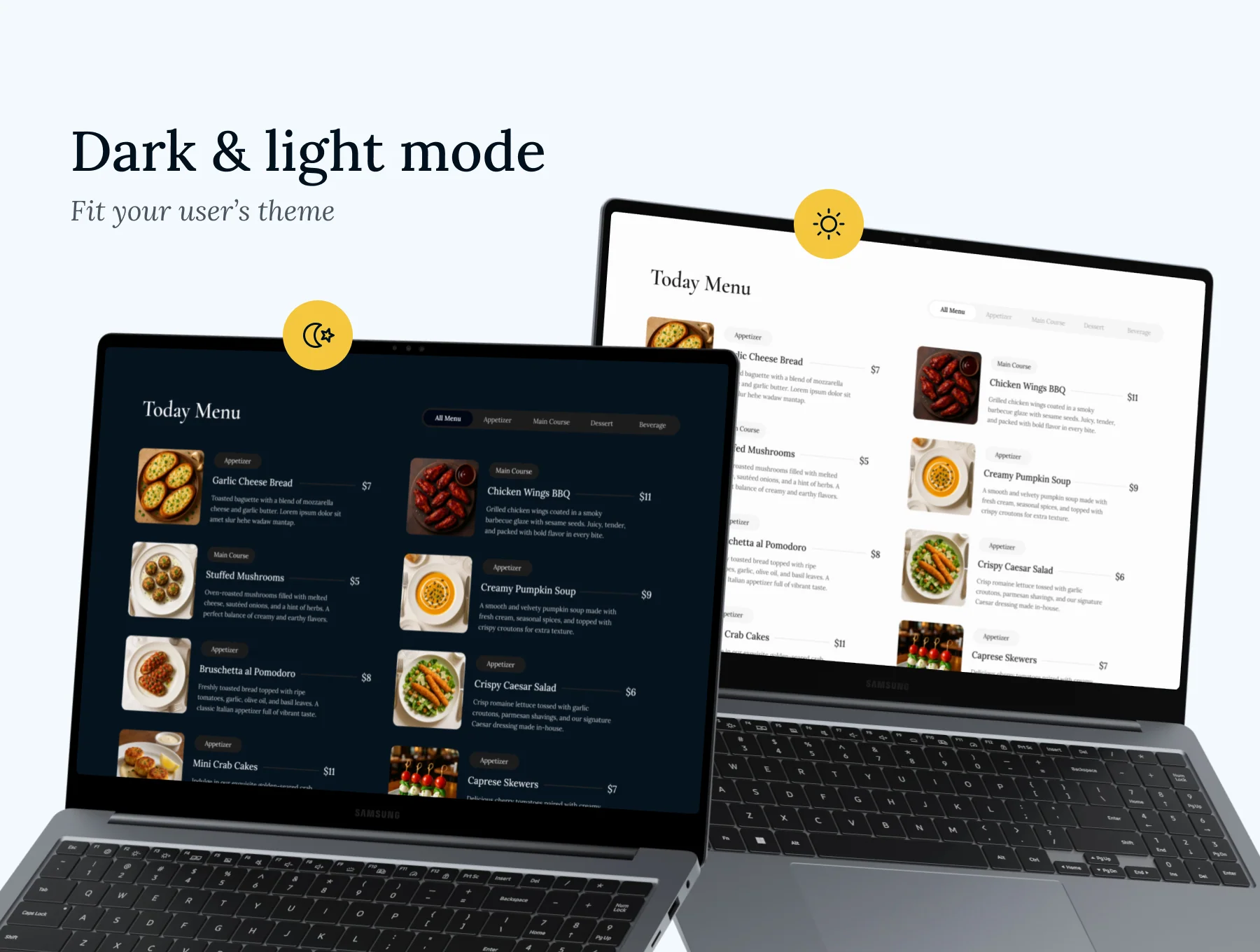 Food Restaurant Website UI Kit — Platieu 4