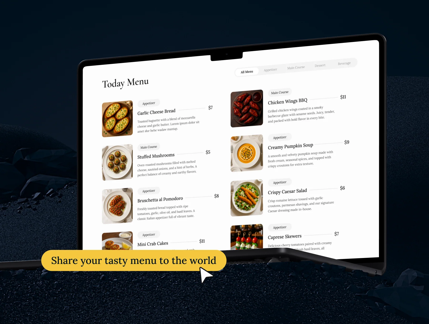 Food Restaurant Website UI Kit — Platieu 5