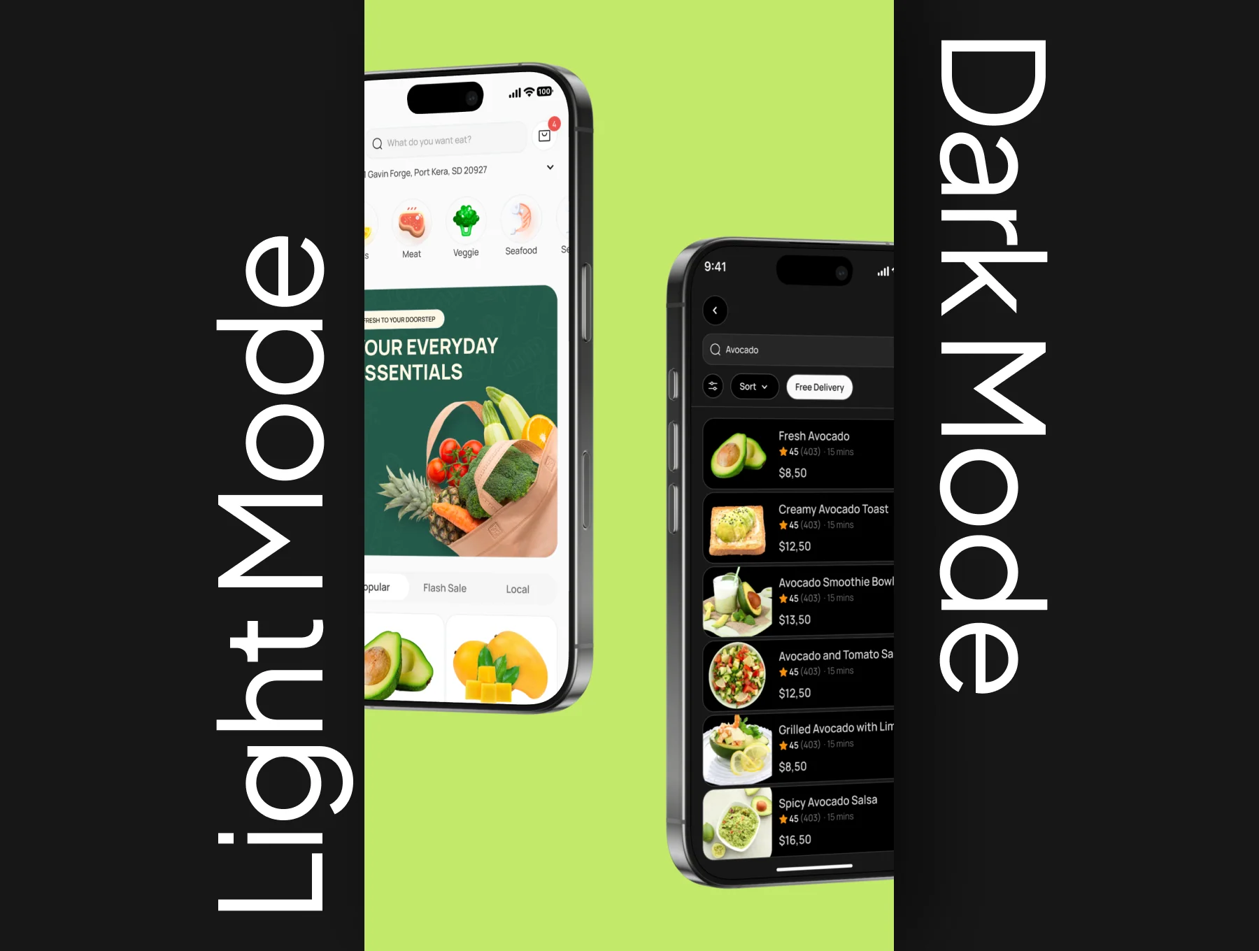 Food Shopping App UI Kit 5