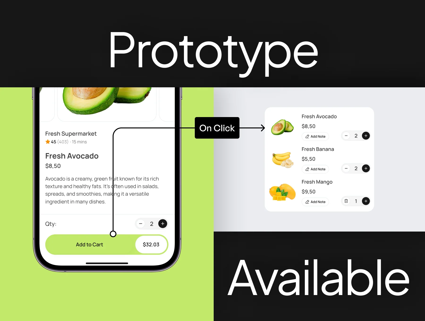 Food Shopping App UI Kit 7