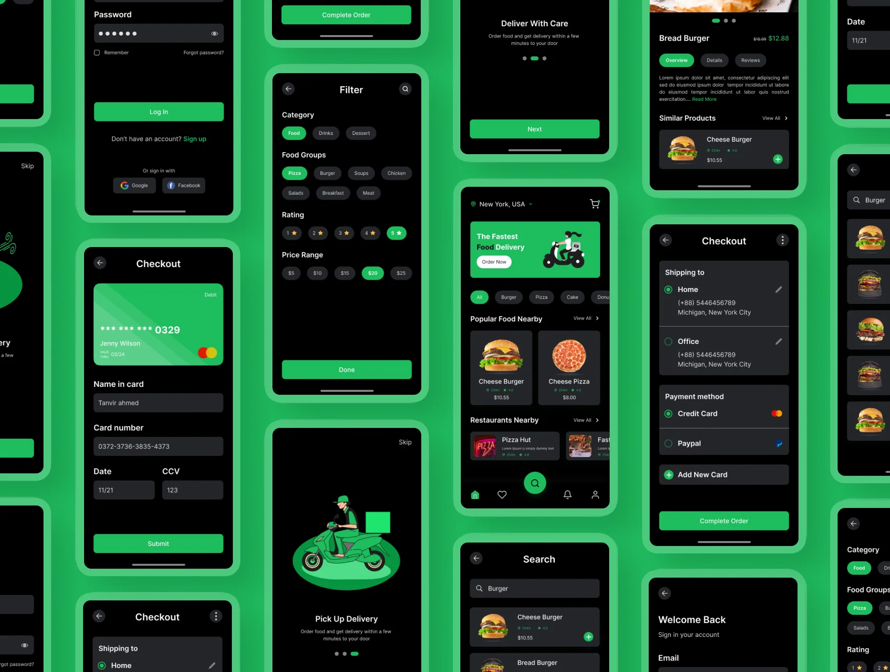 Food delivery app UI 6
