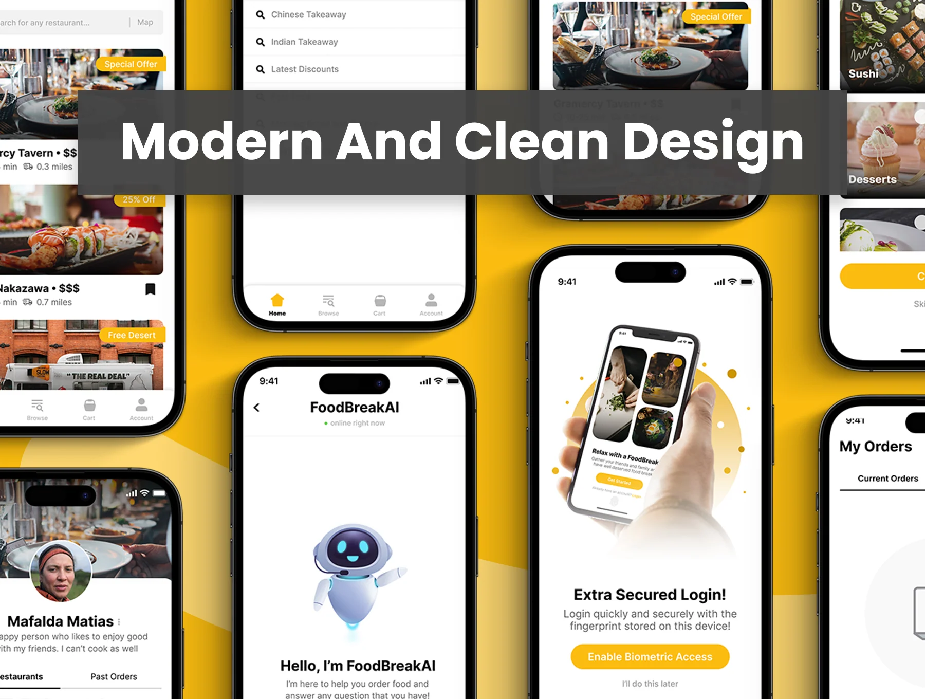 FoodBreak - AI Intelligent Food Delivery App Kit 4
