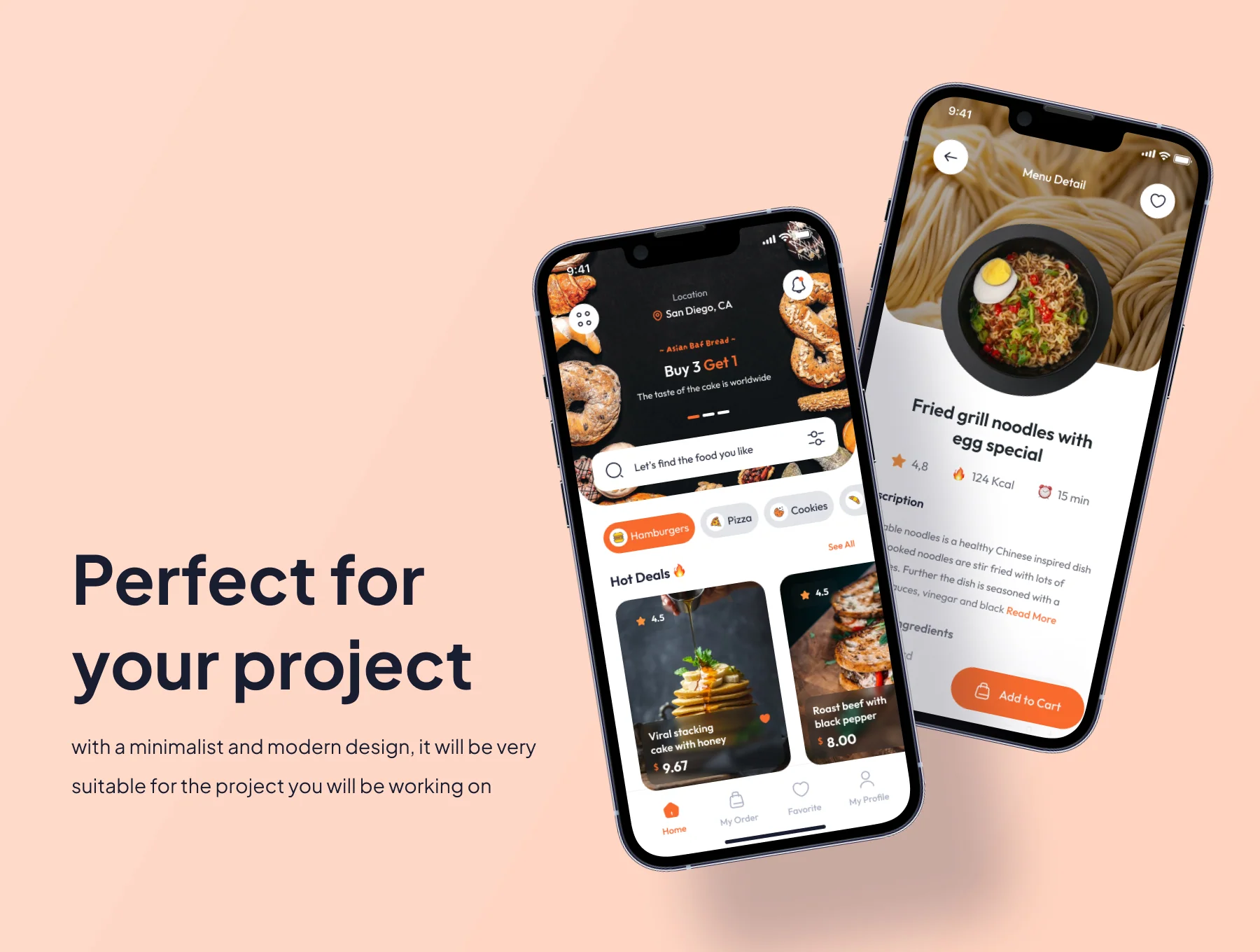 FoodCort - Food Delivery App Ui Kits 3