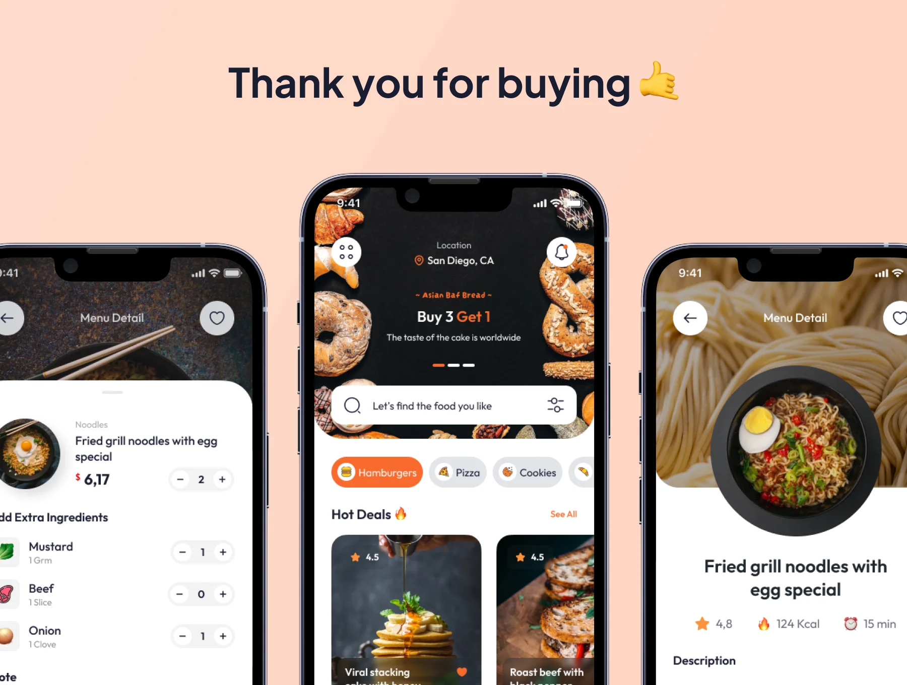 FoodCort - Food Delivery App Ui Kits 6