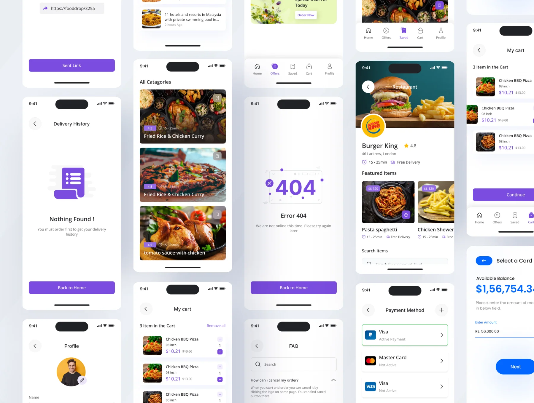 FoodDrop - Food Delivery UI KIT 4