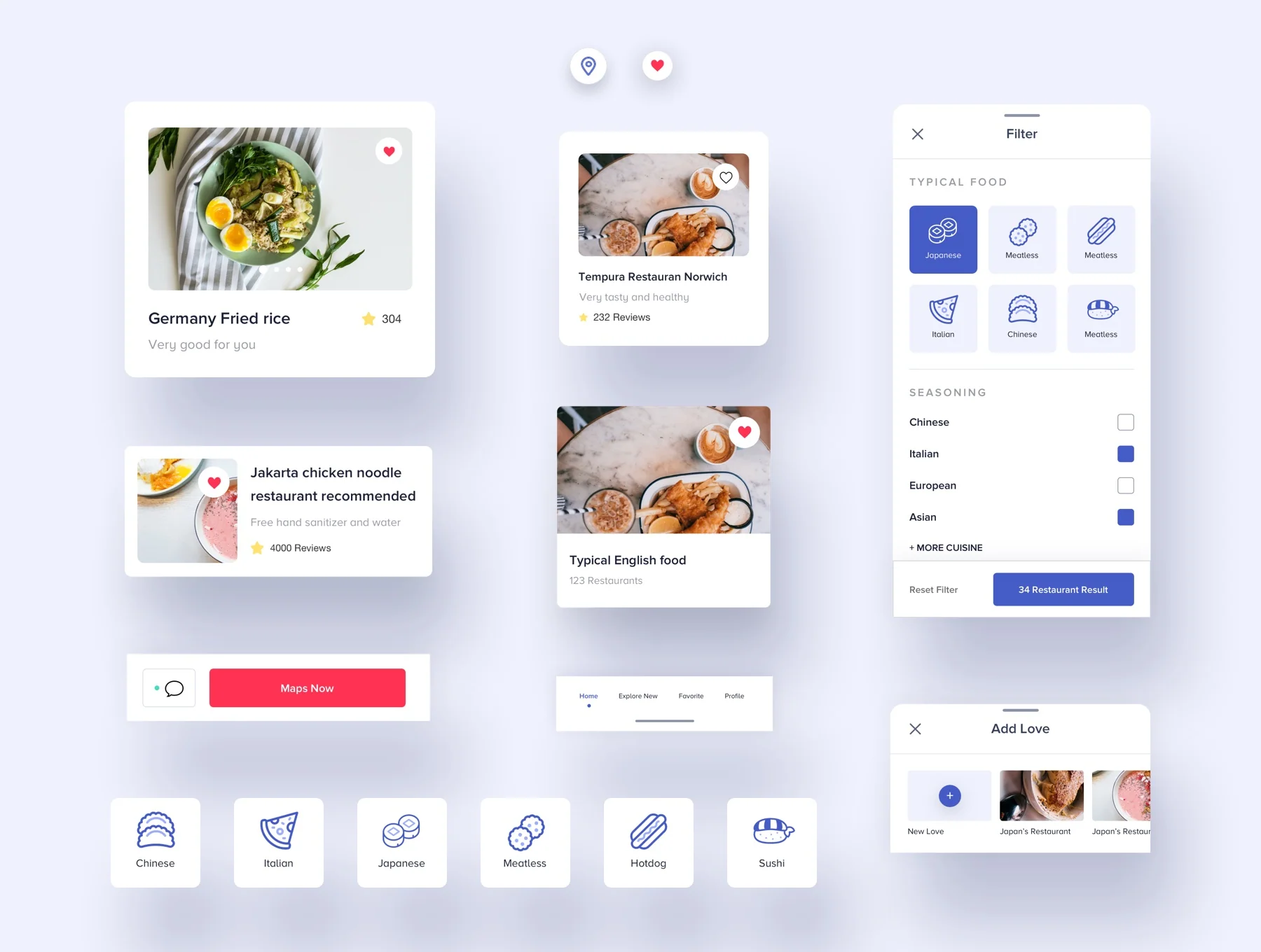 Food Frenzy - UI Kit 4