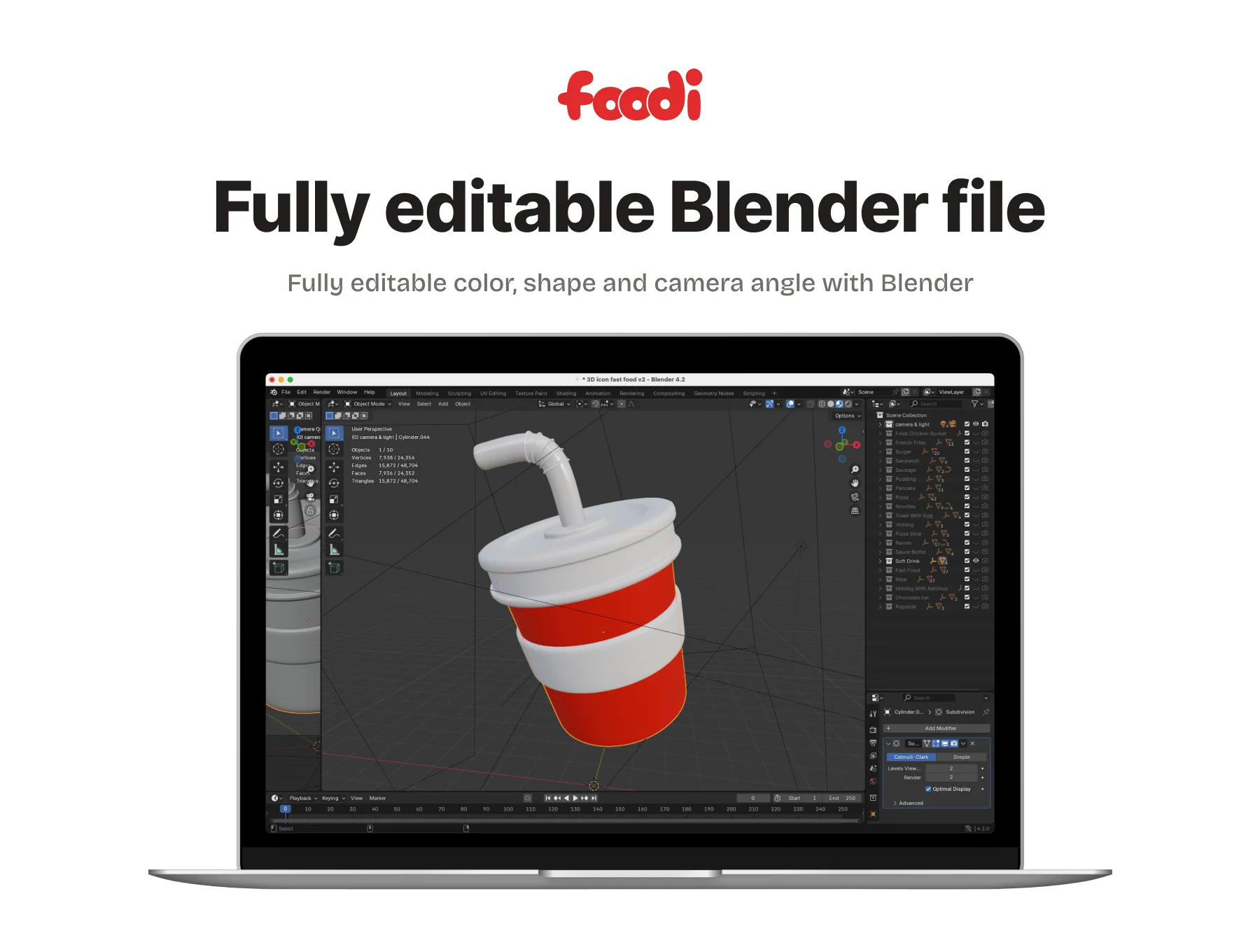 Foodi - 3D Food Icons 5