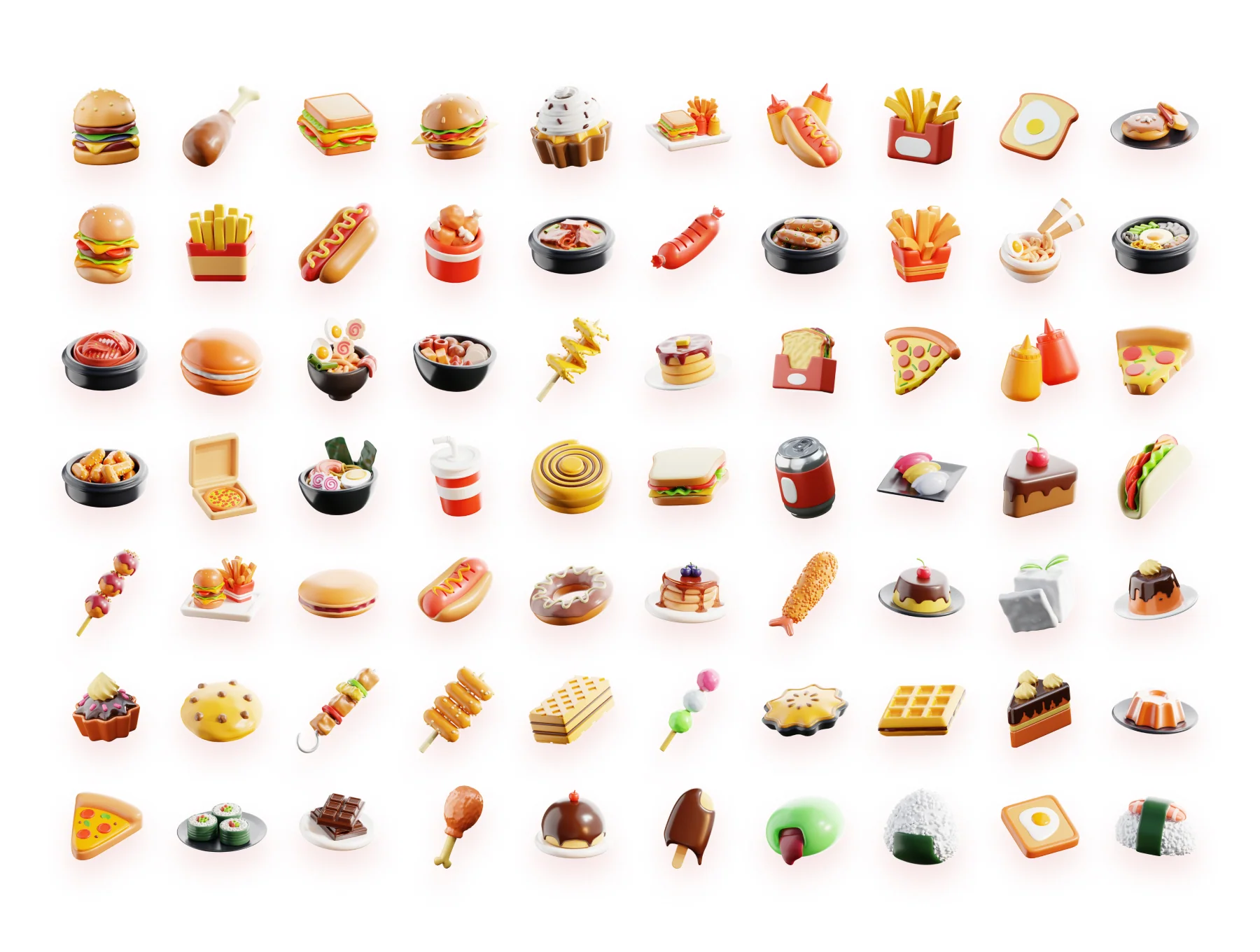 Foodi - 3D Food Icons 8