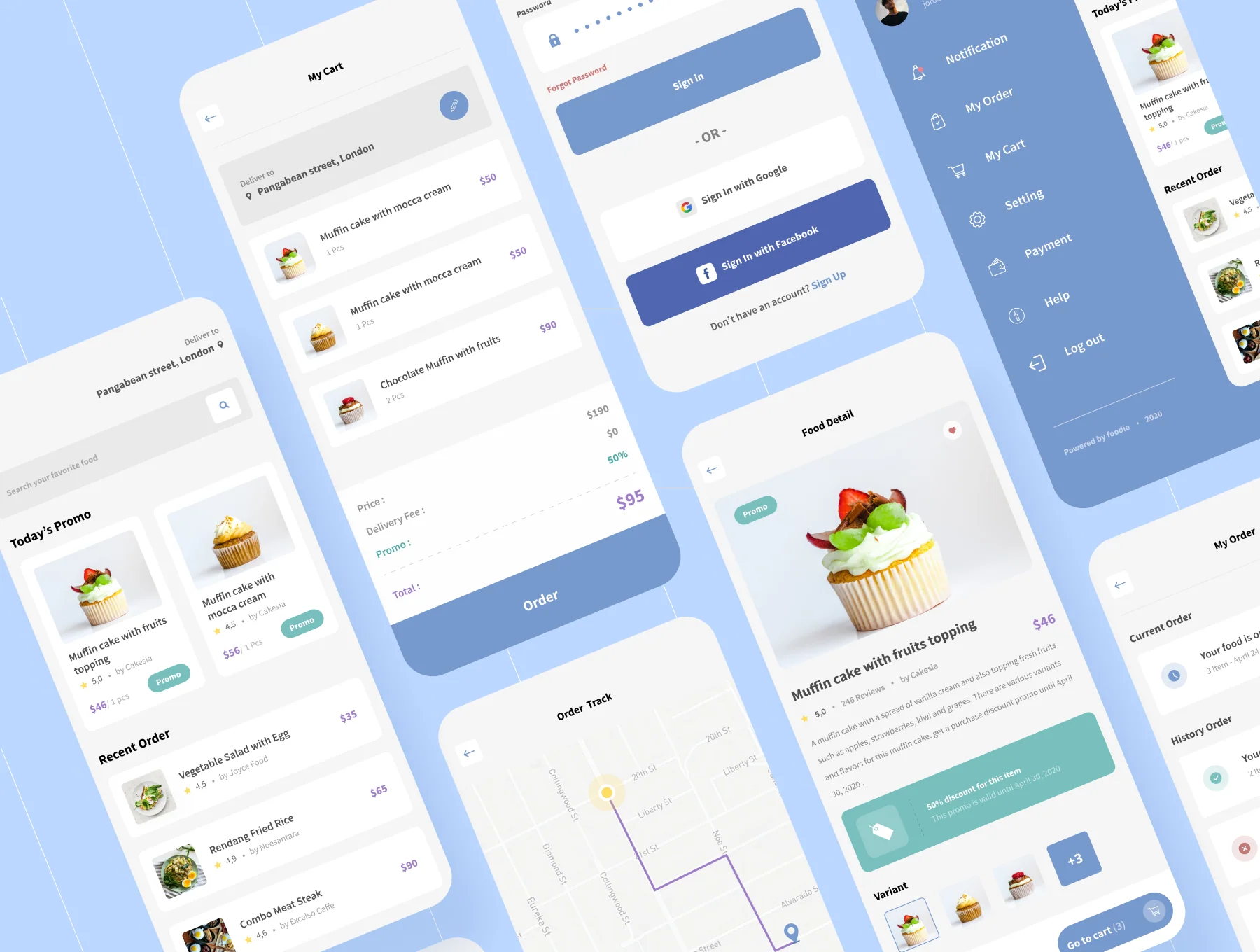 Delifood - Food Delivery UI Kits 6