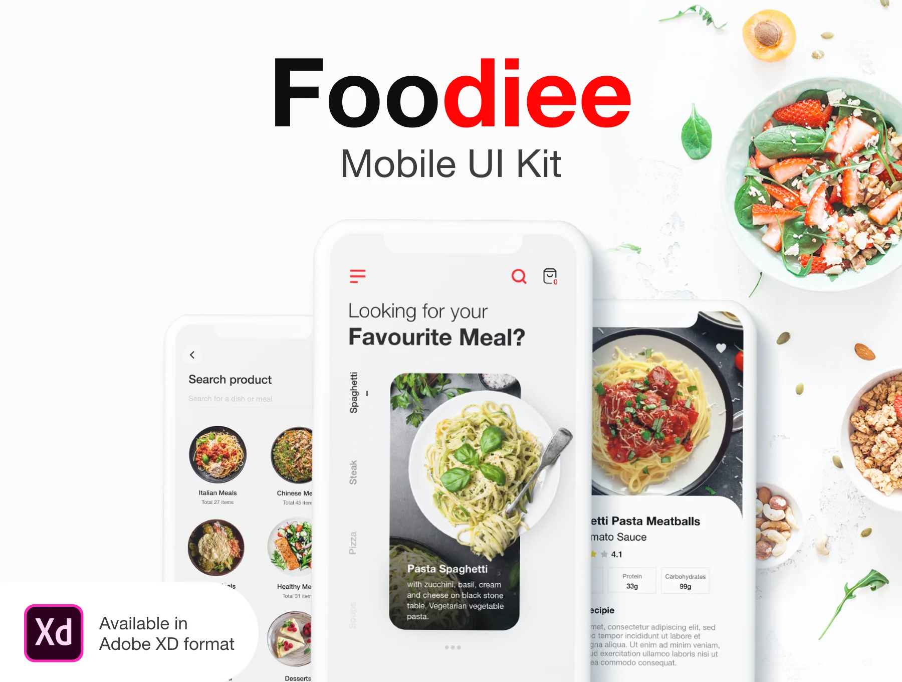 Foodiee - Mobile UI Kit