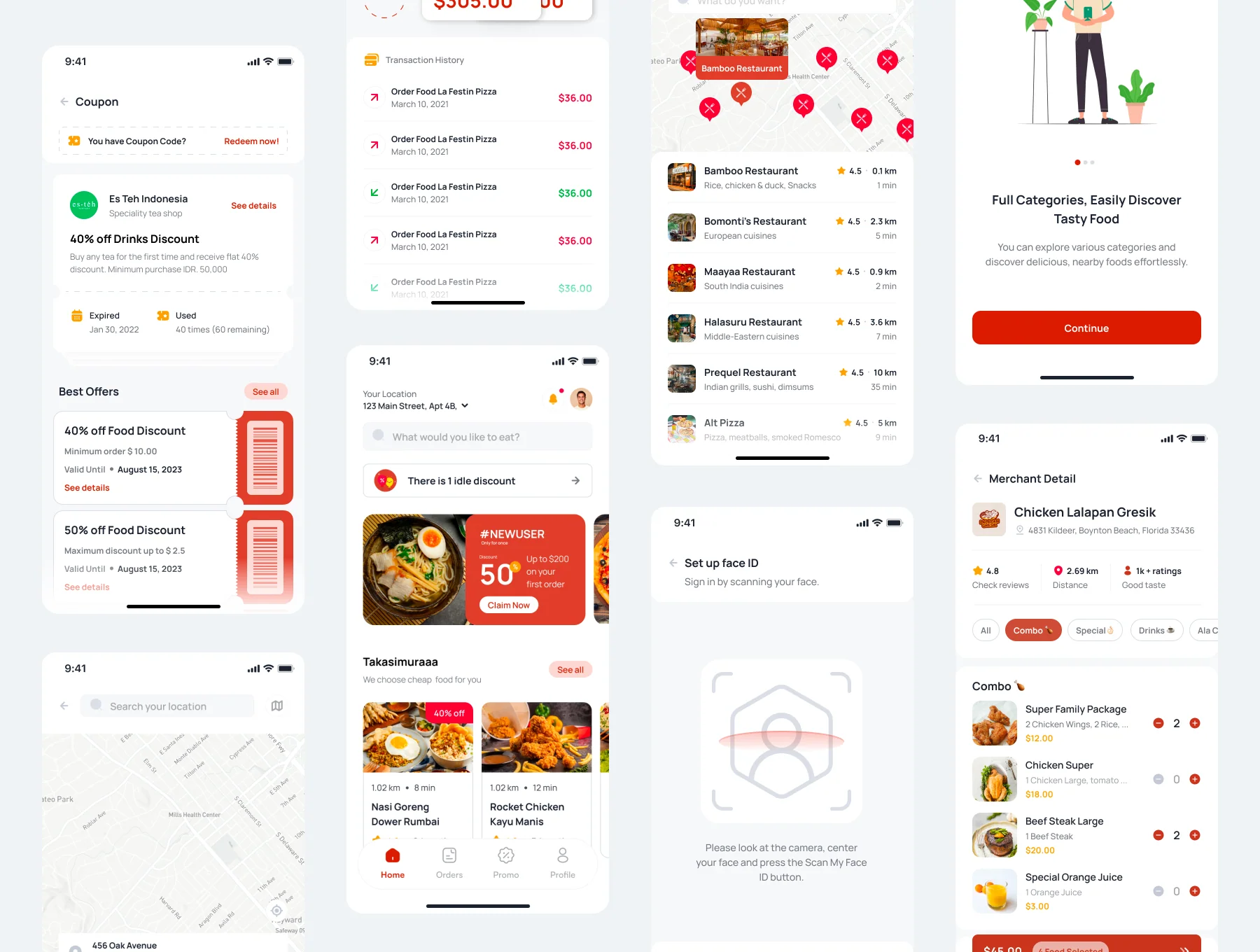 Foodies - Food Delivery Mobile App UI Kit 2