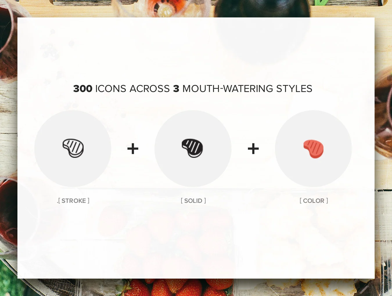 Foodies Icon Set 2