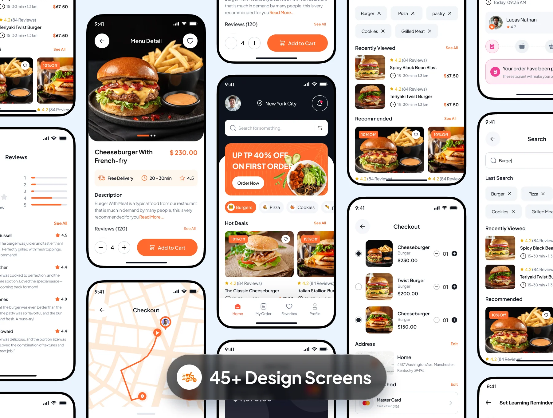Foodify Food Delivery Mobile App UI Kit 2