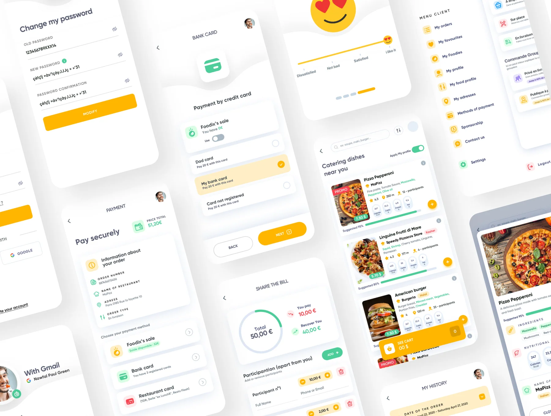 Foodix - Food tech delivery app : UI Kit & UX process 5