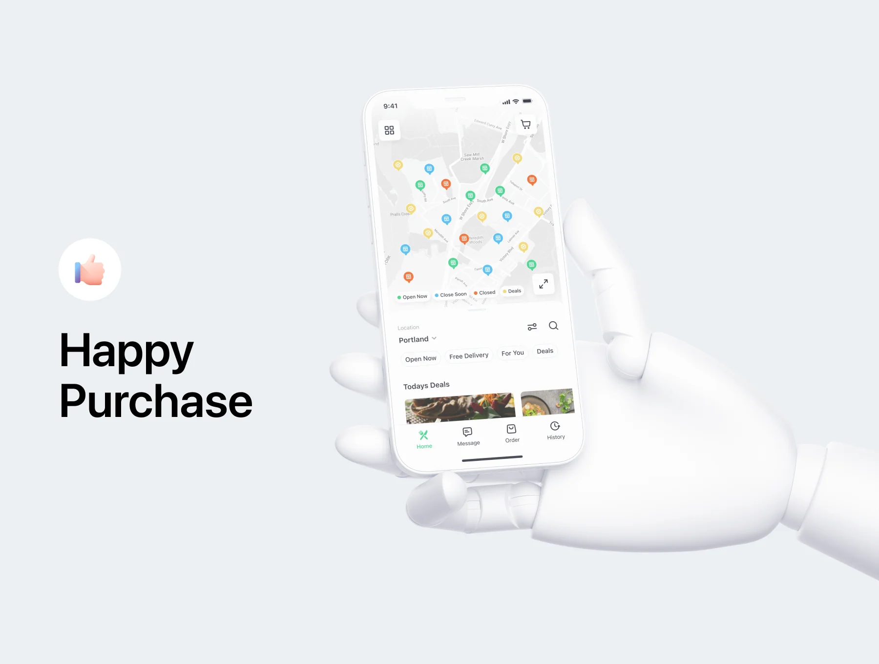 Foodizone Food Delivery App UI Kit 6