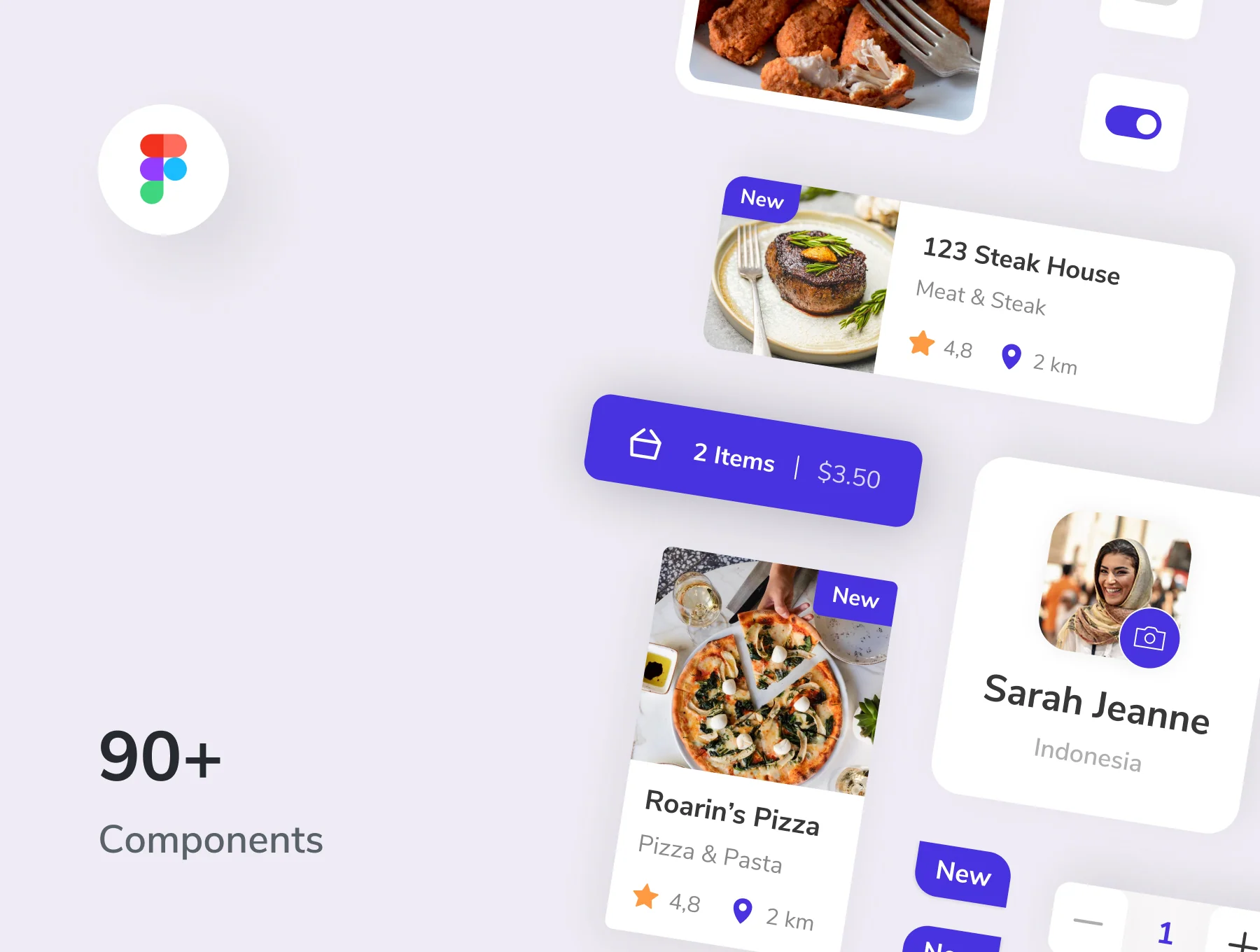 Foodizy - Food Delivery App UI Kit 2