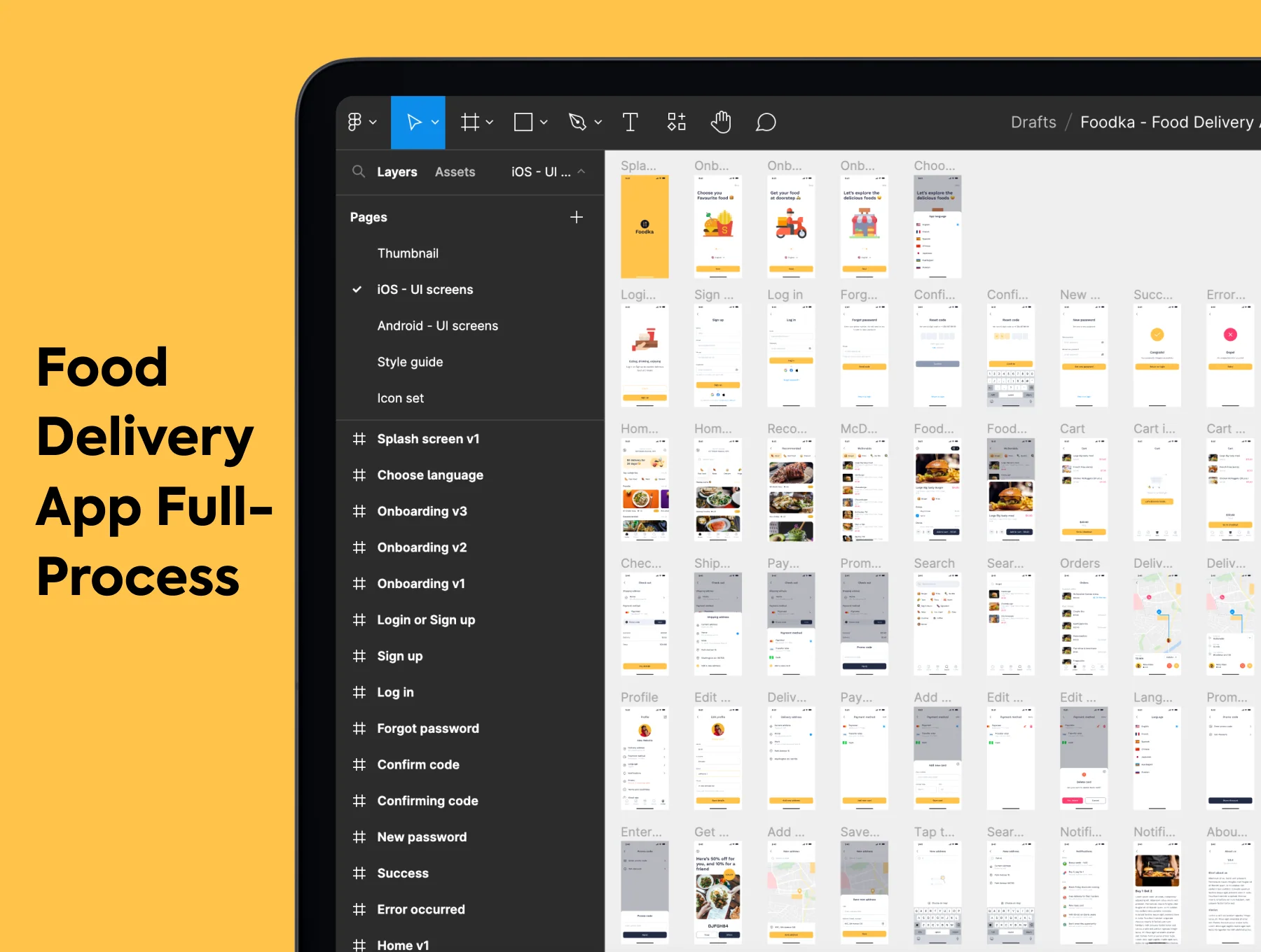 Food Delivery App UI kit 6