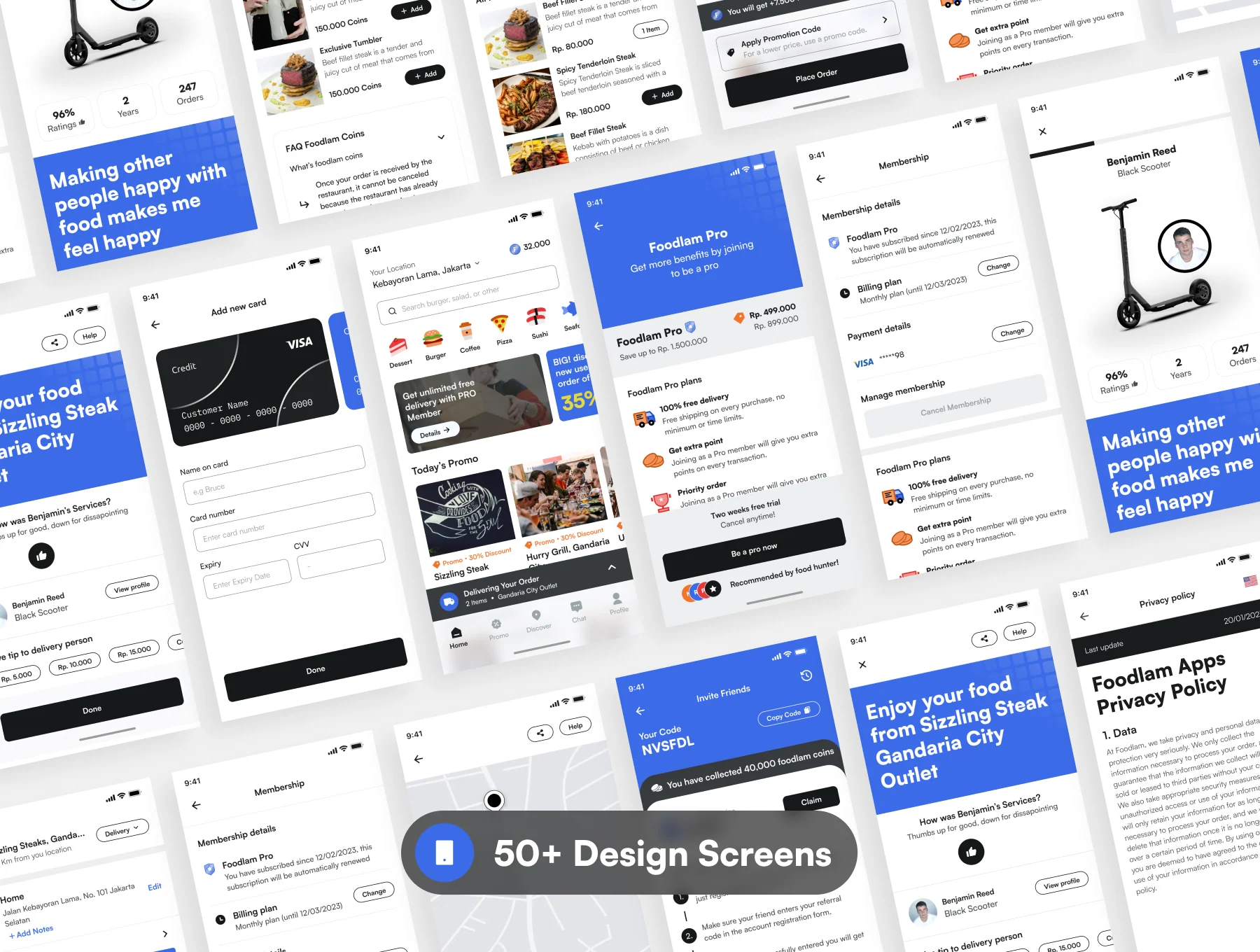 Food Delivery Premium UI KIT 3