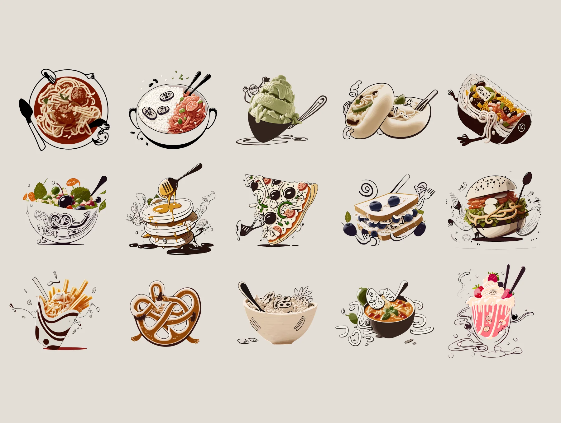 Foodle Illustrations 4