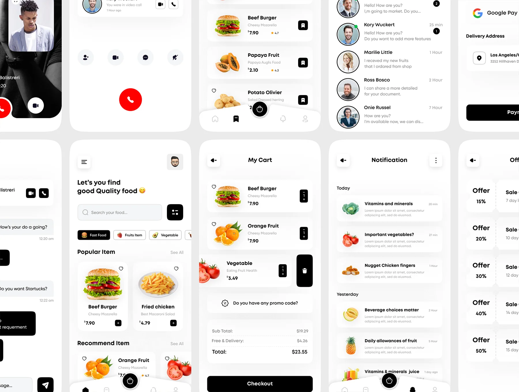 Foodlee - Food Mobile App UI Kit 7