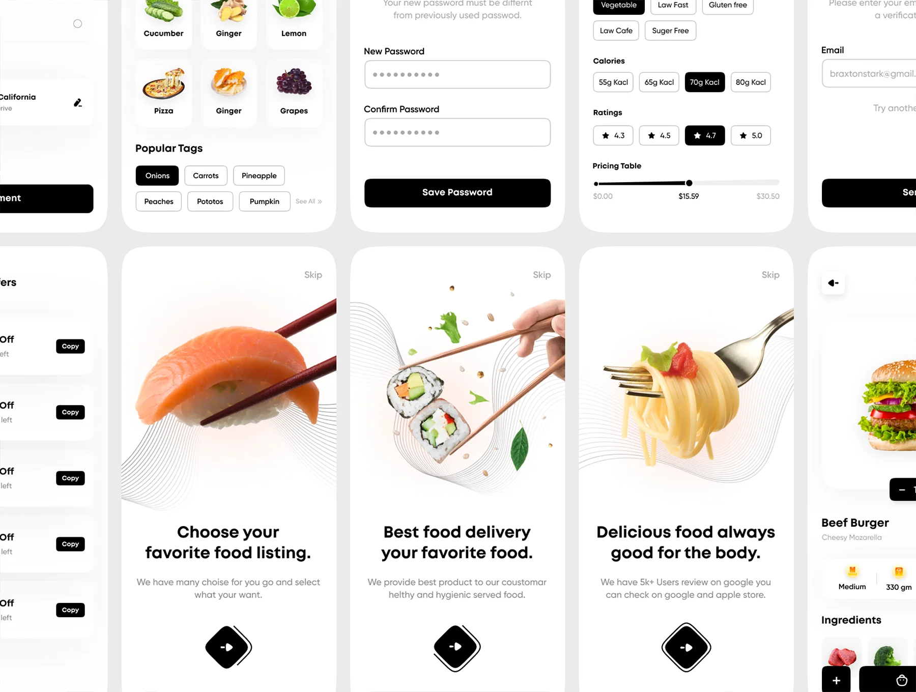 Foodlee - Food Mobile App UI Kit 8