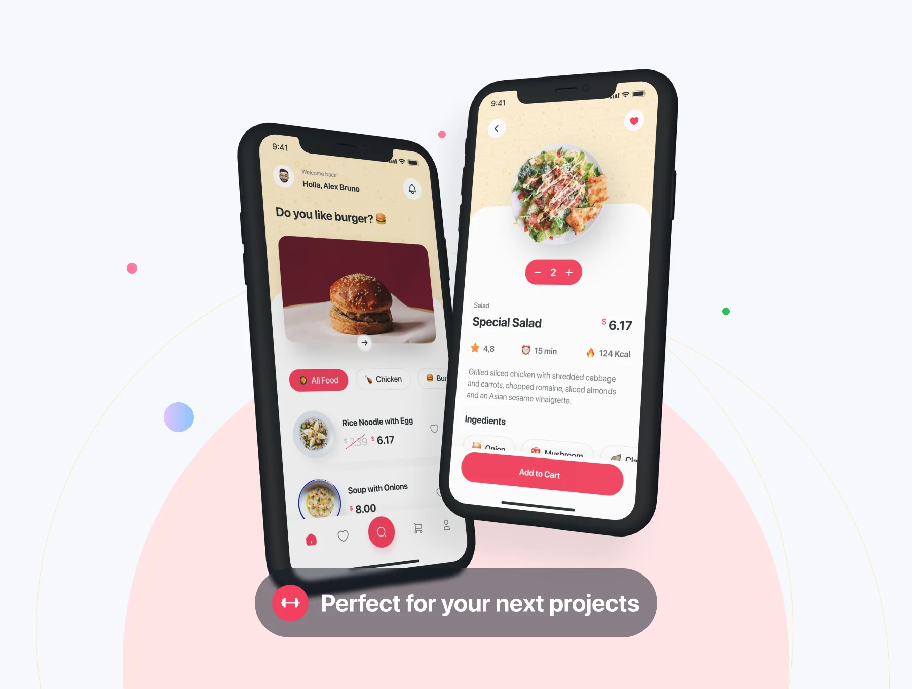 Foodline - Food Delivery App UI Kit 3