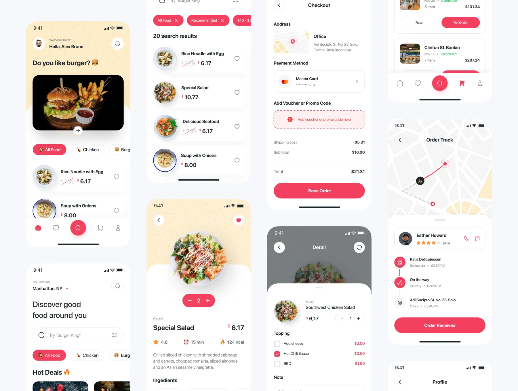 Foodline - Food Delivery App UI Kit 5