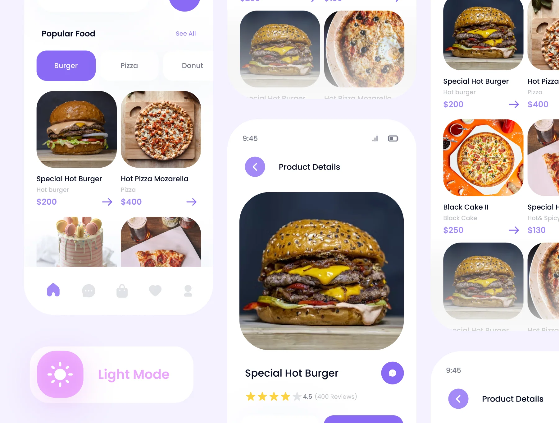 foodliy Food Mobile Apps UI KIT 5