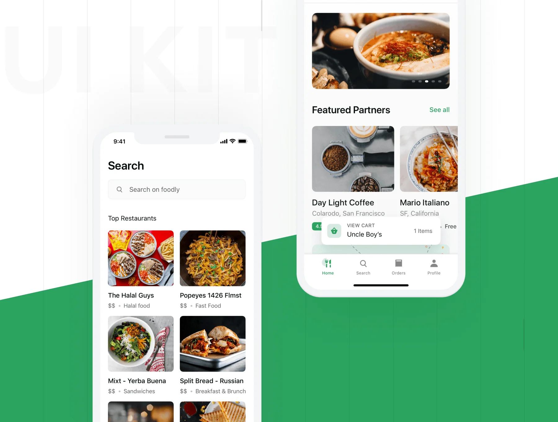 Foodly iOS UI Kit 5